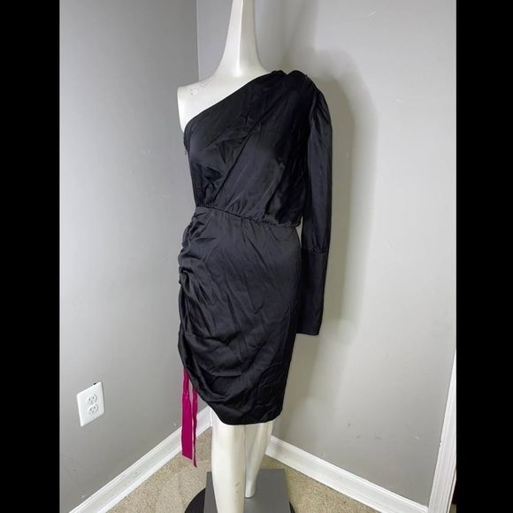 RETROFETE Neva One-Shoulder Cocktail Dress for Events & Parties!  NWOT / Size S - Picture 6 of 11